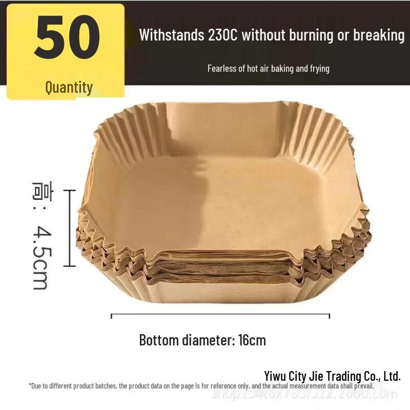 

ZISIZ Thickened Household Air Fryer Paper Liners