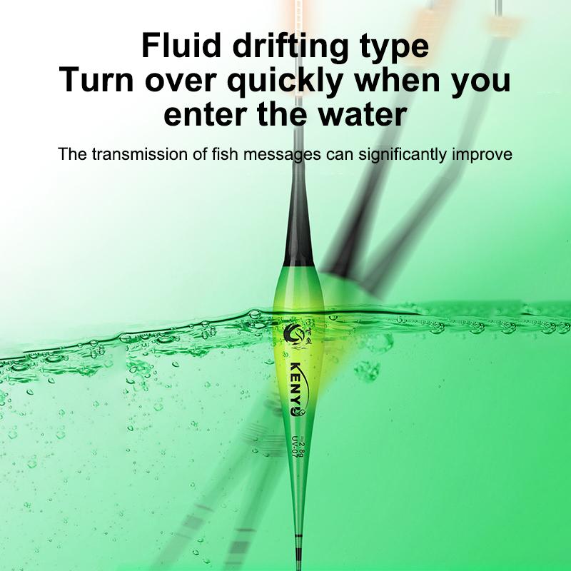 Smart Led Fishing Float Highly Sensitive Remind Buoy Gravity Sensor Glowing Electric Night Fishing Strobe Long Tail