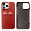 Premium Eye Design Genuine Leather Case For Iphone 16 Pro Max Case 15Pro 14 12 11 13 Exquisite Craftsman Retro Back Cover Fundas