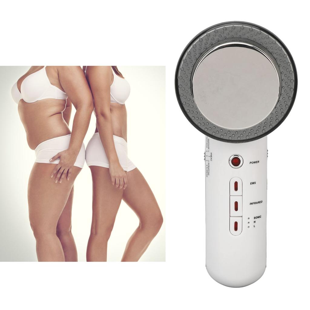 3 In 1 Handheld Body Slimming Machine High Frequency Microvibration 4 LED Lights Body Shaping Device