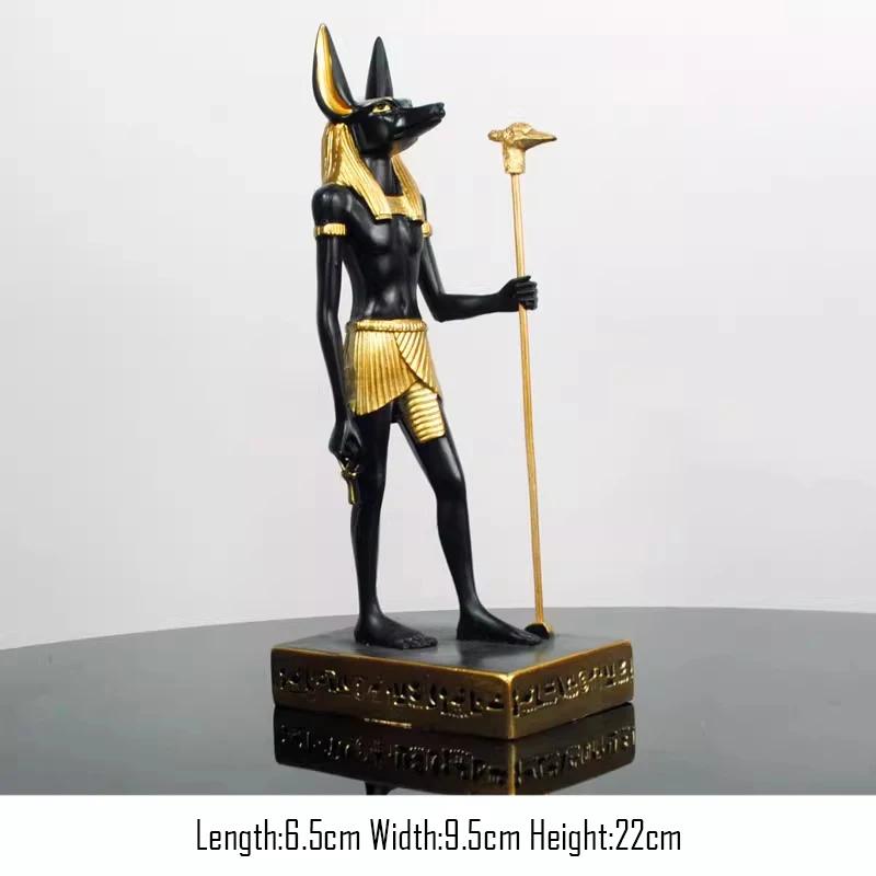 Retro Egyptian Anubis god resin statue ornament,tourist souvenir,home decoration,phone holder,candle holder,refrigerator sticker