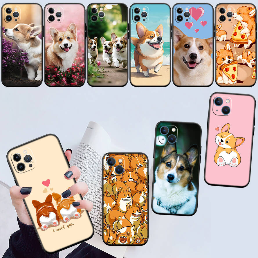 Cute Corgi Dog New Phone Case for iPhone 6 6s 7 8 11 12 13 14 15 16 17 16E XS Pro Max XR X SE Air