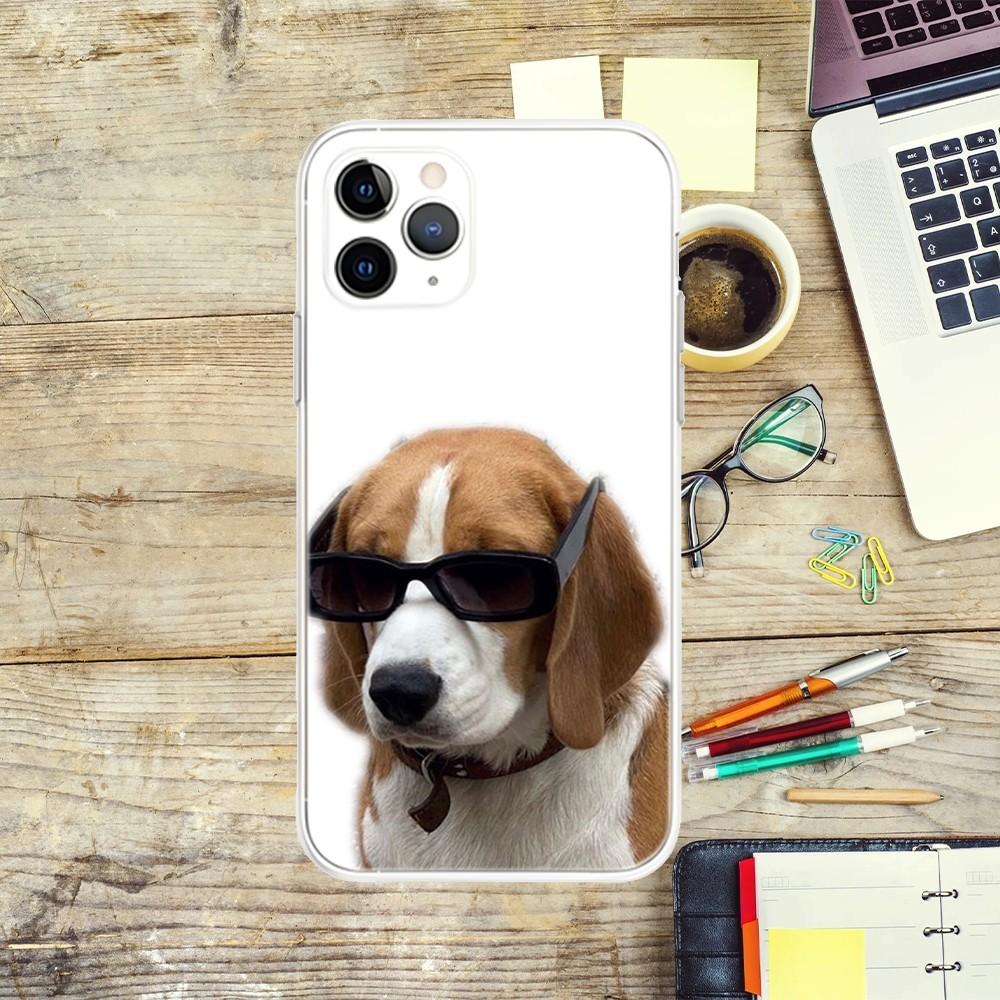 Cute Funny Cat Dog Phone Case For iPhone Apple 15,14,13,12,Mini,11,Pro,Max,Plus,X,XR,XS,8,SE,2020,Plus Transparent Cover