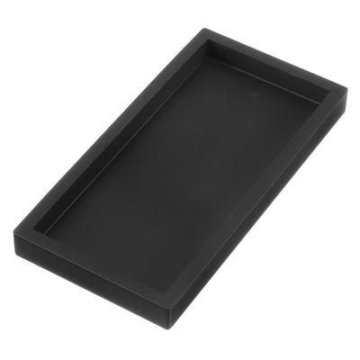 Badezimmer-Waschtischschalen Silikon-Badezimmerablage Bruchsicher Langlebig Rechteckige Badezimmerablage für Toilettenkommode Küche 1/2 Stück