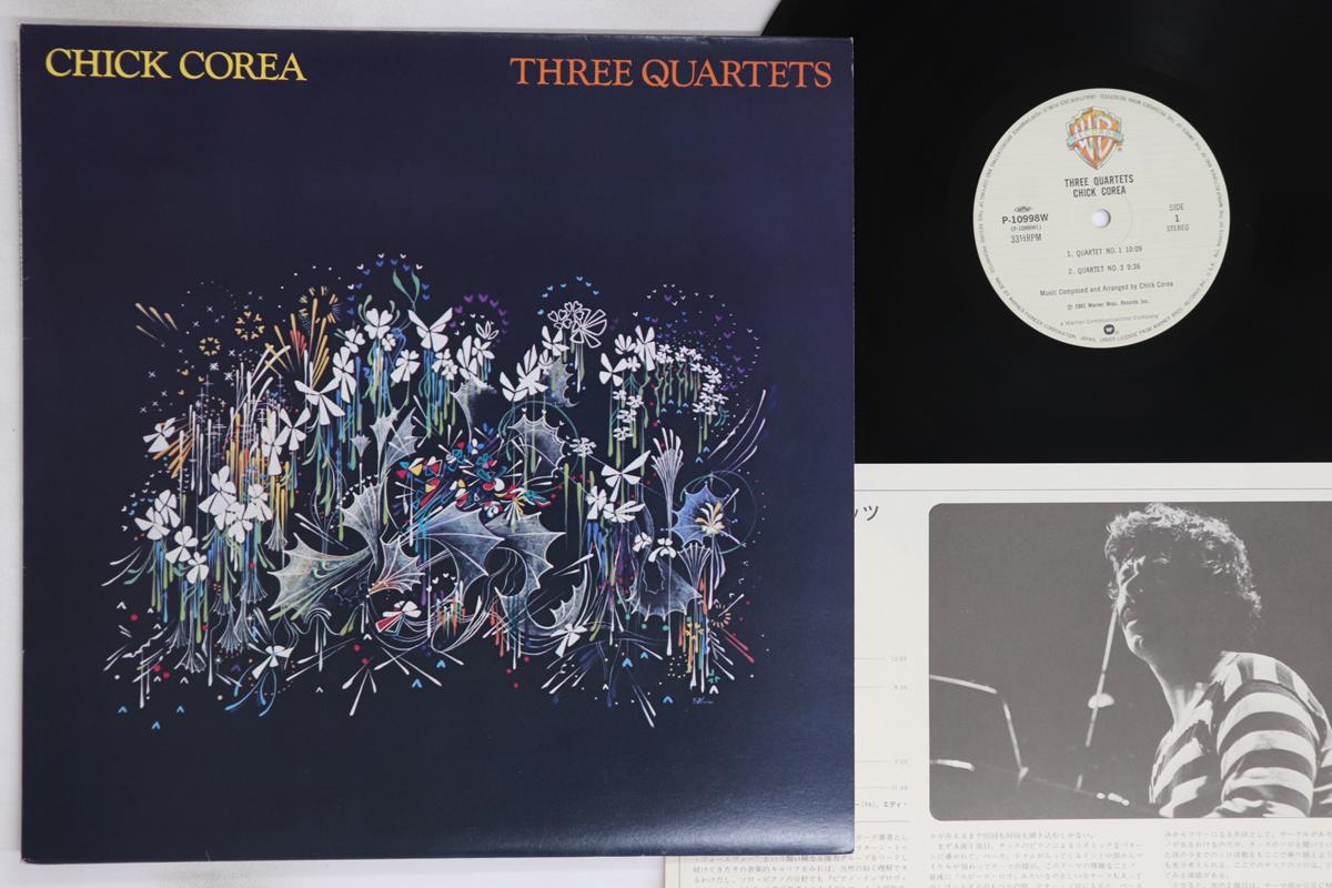 

LP Record CHICK COREA - Three Quartets P10998W WARNER BROS 1981 Japan Jazz Used