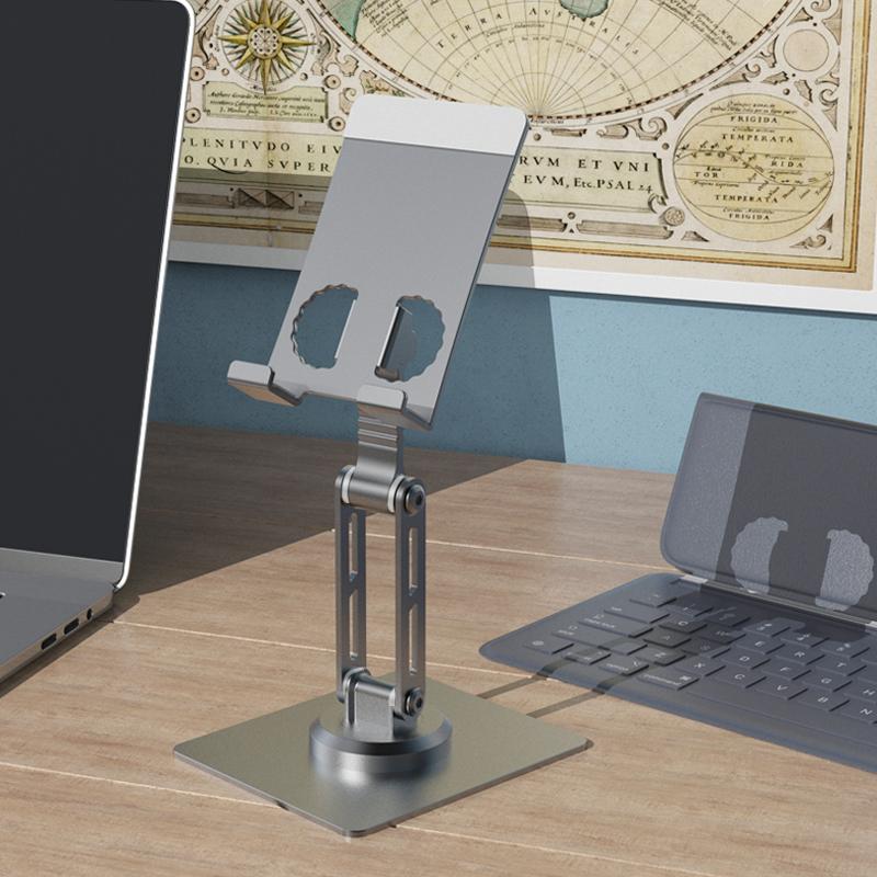 Suporte de telefone móvel portátil dobrável rotativo para iPhone Xiaomi Redmi Mi Samsung Huawei Oneplus Ipad Mini Kindle Smartphones Acessórios