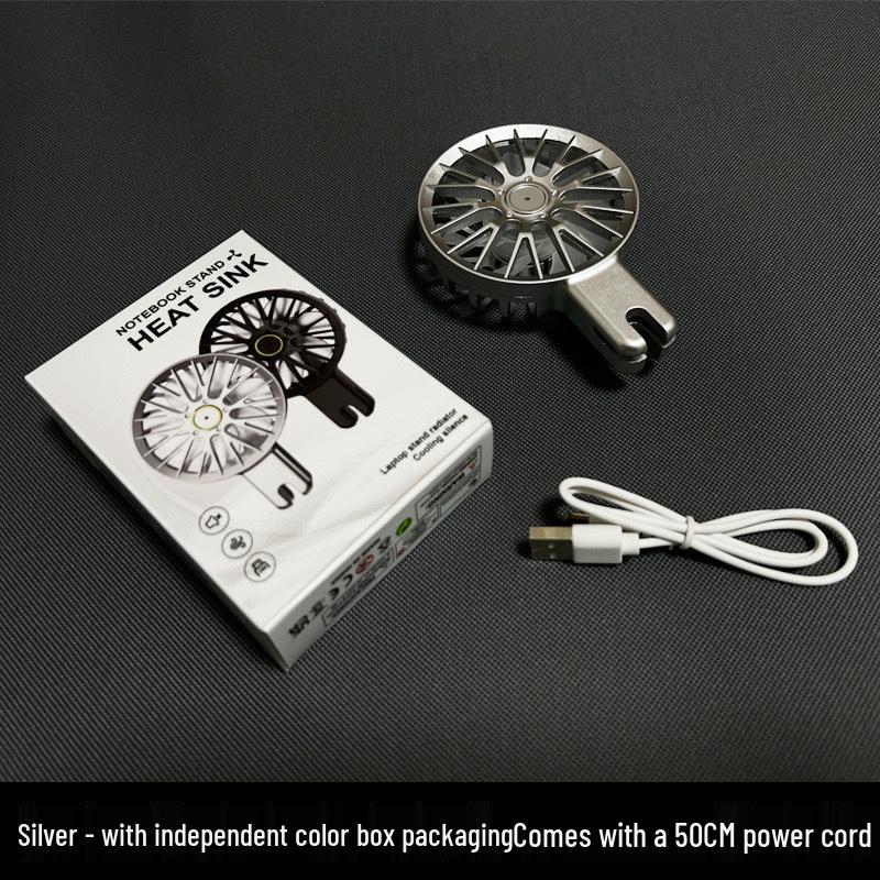 Aluminum Alloy Adjustable Laptop Stand with Cooling and Folding Features
