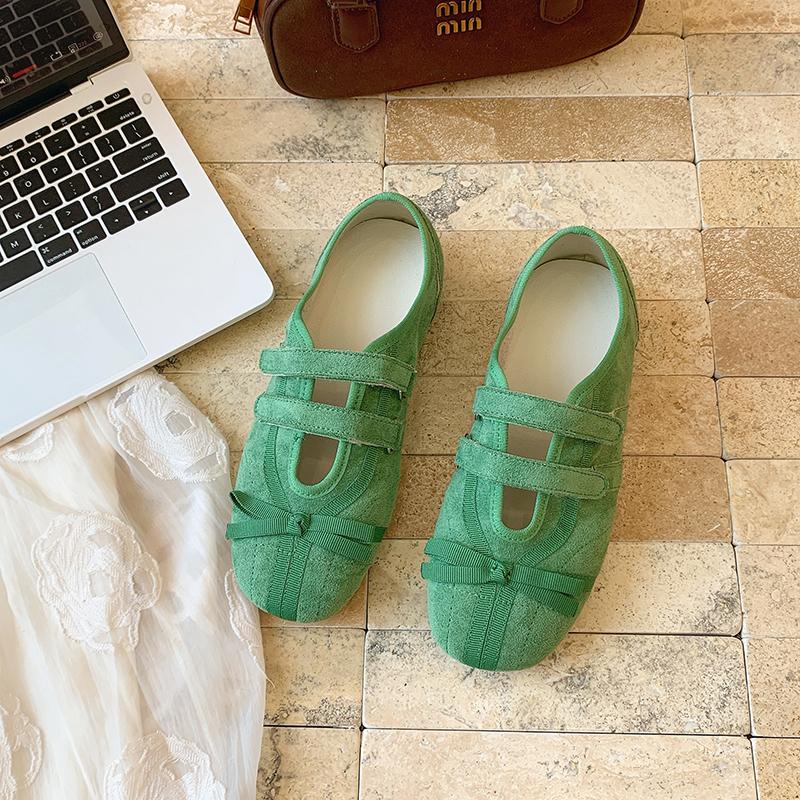 Fashion Flats Women Ballet Dance Shoes Walking Spring Cozy Sport Shoes Woman 2025 Fashion New Designer Sneakers Brand Zapatos De Mujer