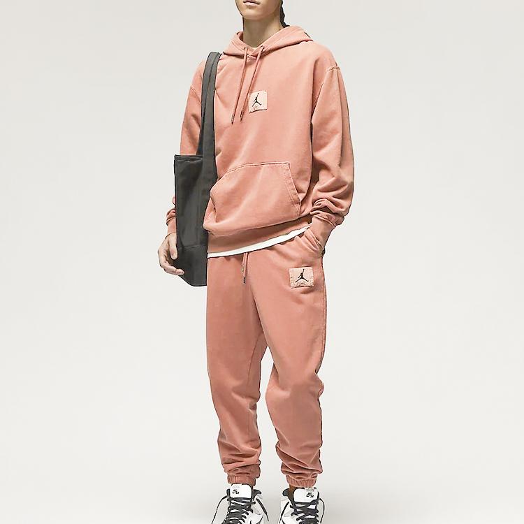 Jordan Essentials Logo Kordelzug Strick Jogginghose Herren Unterteile Orange FB7299-810