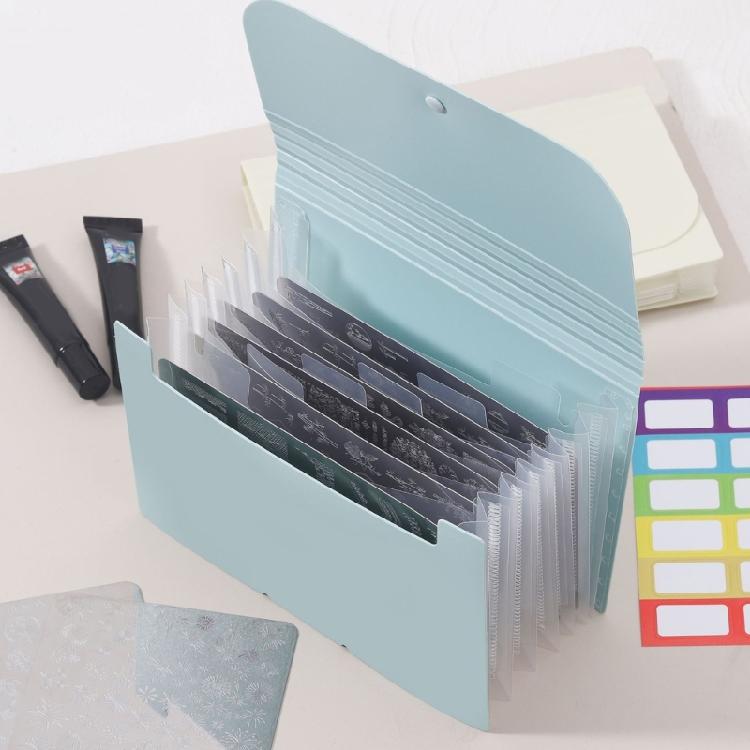 Nail Art Template Plate Storage Book Holds 20 Slot Stamping Plates Compact Design for Salon Professional Studio