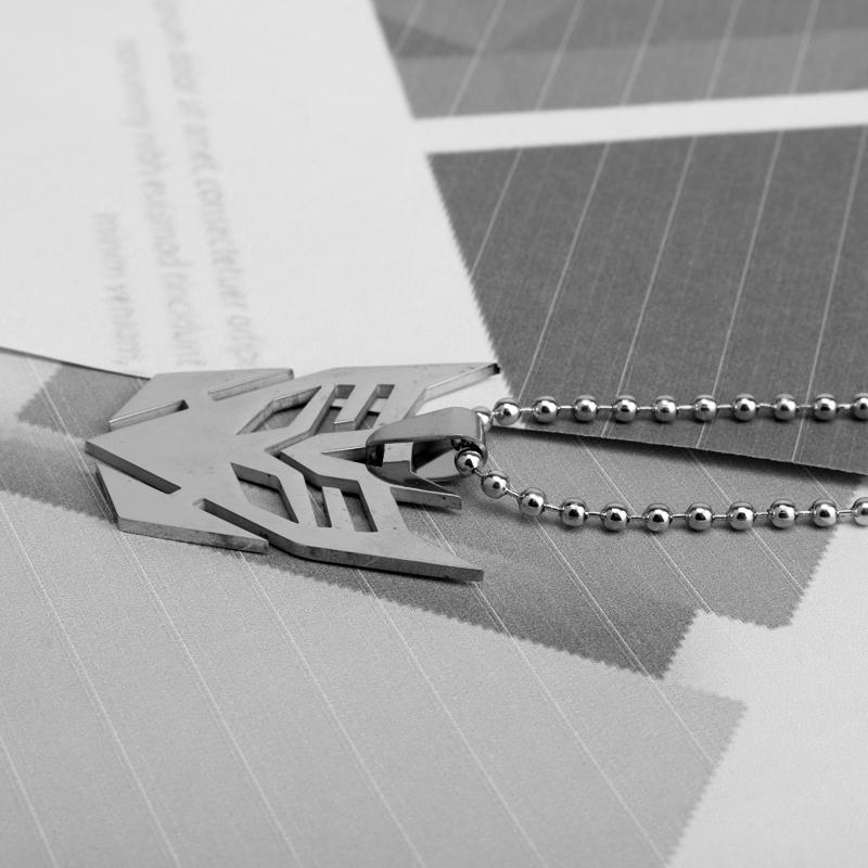 Jewelry Transformation Stainless Steel Silver Plated Pendant Necklace for Men Gifts
