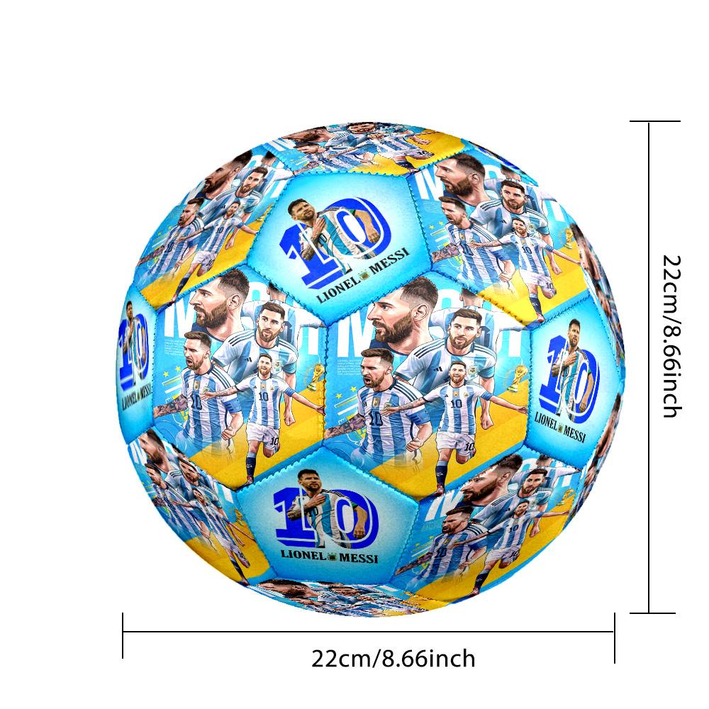 Messi 10 Number Soccer Legend Soccer Ball Size 5 Football Machinestitched Indooroutdoor Training And Matches