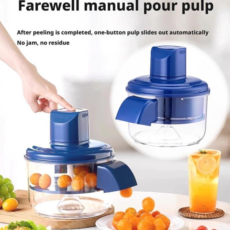 Electric Grape Skin Remover Food Safe Design Easy Operation Plastic Texture Suitable for Small Fruits Vegetables