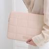 14/15.6inch Quilted Tablet Bag Shockproof Solid Color Travel Tablet Sleeve Wear-resistant Ultralight Tablet Protection Cases