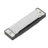 Diatonic Harmonica Aluminum Alloy 10 Hole C Key Portable Mouth Organ Musical Instrument Silver Gift