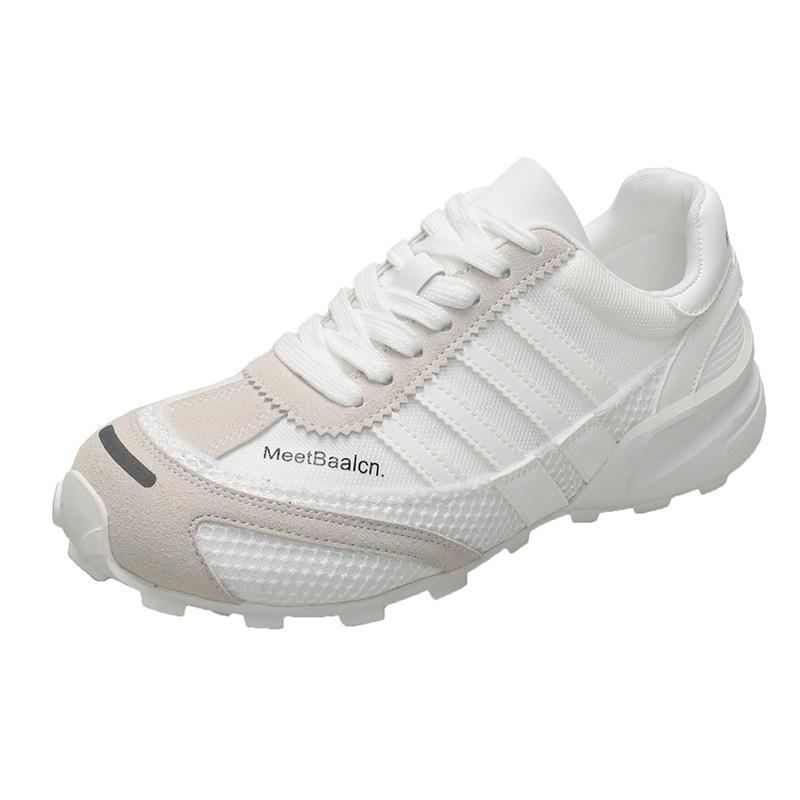 

[Fanfna] Retro Dexun Shoes Women s 2025 Summer New Leather Versatile Casual Fashion Soft-soled Sneakers 35 белый