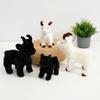 15-32Cm Cute Lamb Sheep Goat Plush Toy Soft Stuffed Simulation Animal Doll Pendant Bag Kids Boys Girls Birthday Gift Home Decor