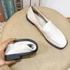 Fashion British Square Toe Loafers Women 2-Ways Barefoot Shoes Single Flats Ladies Low Heels Oxfords Soft PU Leather Moccasines Femme
