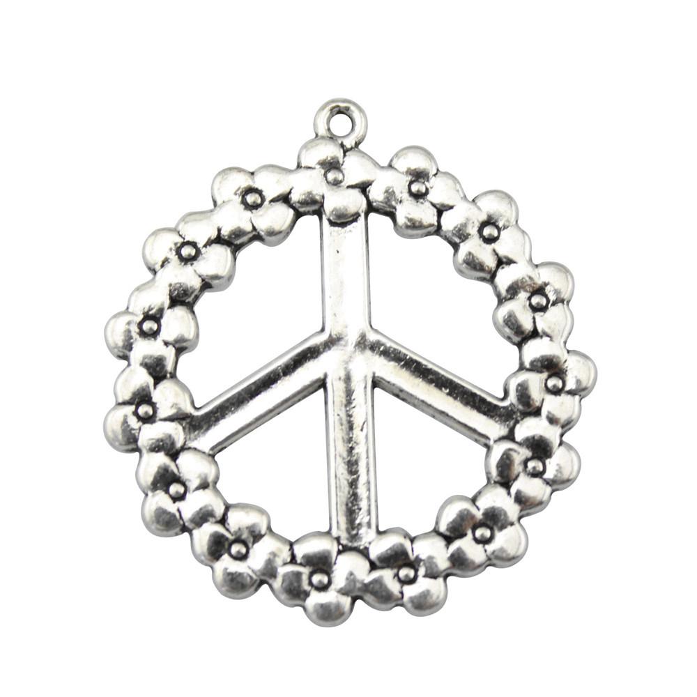 Pendants Peace Sign Charms Alloy Crafts For Hippie Themed Jewelry Making