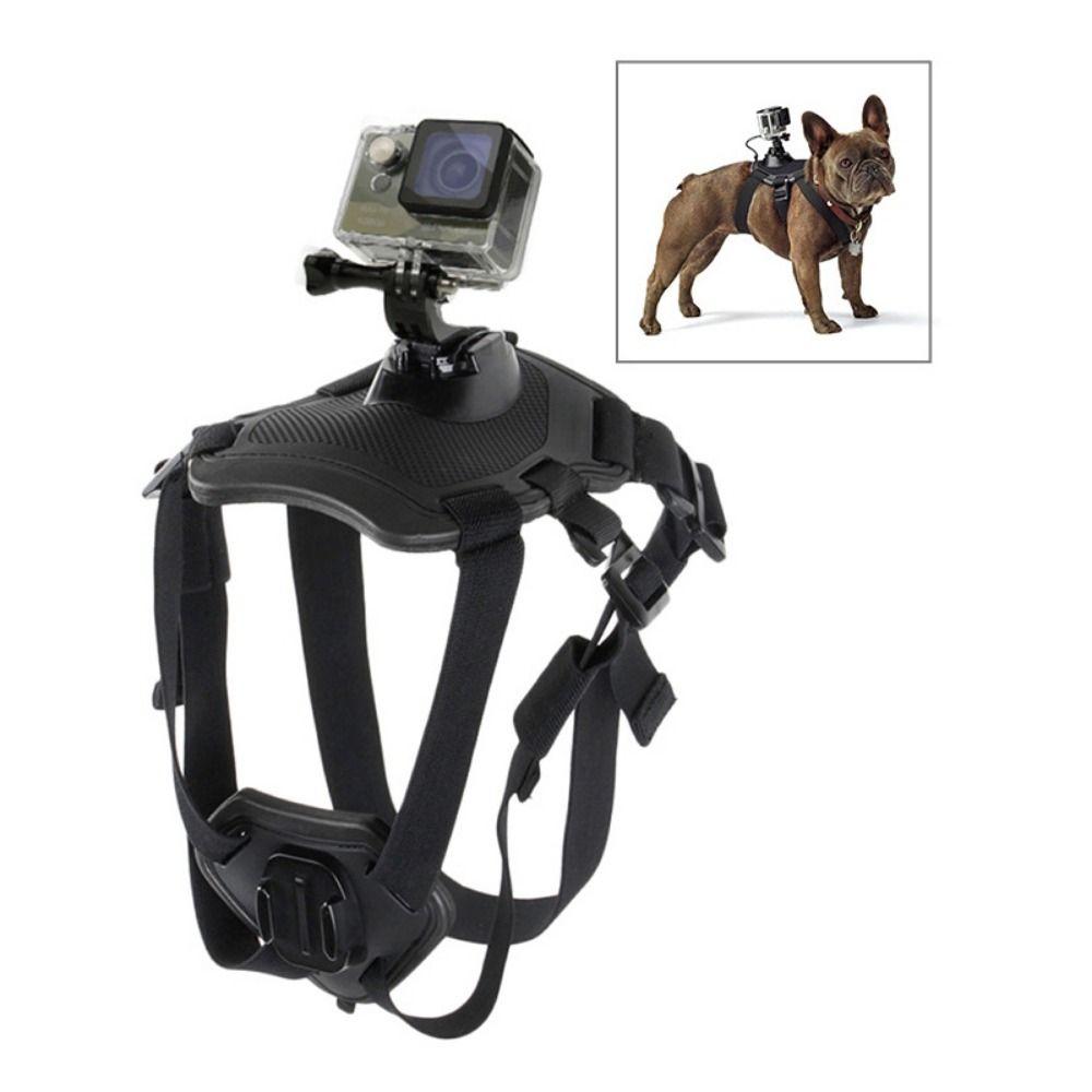 

Adjustable Dog Harness Mount Breathable Adjustable Fetch Dog Band Sports Cameras 1 set