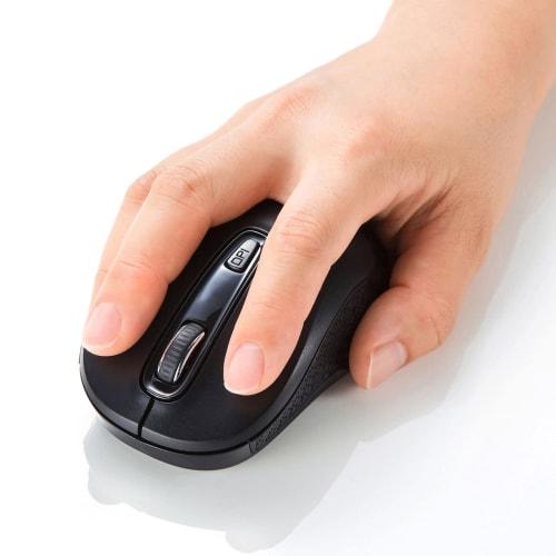 Sanwa Supply Wireless Type-C Blue LED Mouse (Black) MA-WBLC41BK