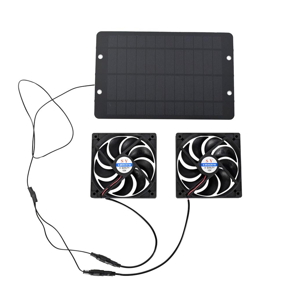 10W Solar Powered Cooling Fan for Duck and For chicken Sheds Automatic Operation for Effective Air Circulation