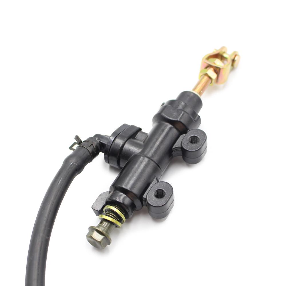 For Honda CB250 CB400 RFV400 CBR600RR CBR1000RR Rear Foot Hydraulic Brake Master Oil Cylinder Pump Motorcycle Fluid Reservoir