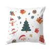 Cartoon Christmas Pillowcase Printed Polyester 40/45/50cm Throw Pillowcover Decorative Sofa Cushion Pillowslip Home Decor