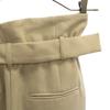 FRAY I.D FWFP165673 High Waist Belt Wide Pants 1 Beige Women Used