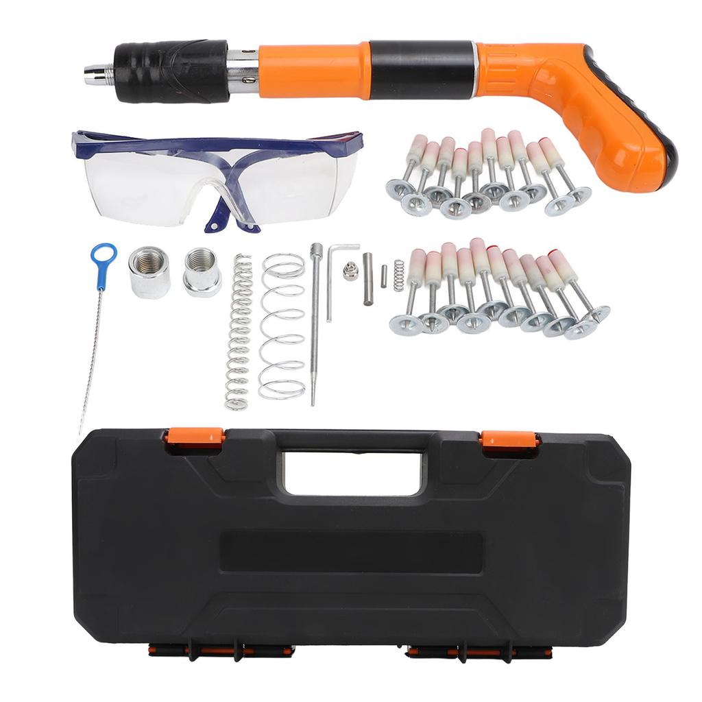 Nail Gun Kit 3 Gears Adjustable Pressure Portable Ceiling Concrete Wall Nailer for Home Decoration a