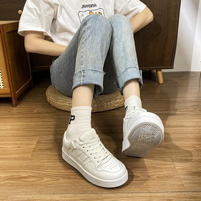 Designgevoel breadboard schoenen dames ins tide 2025 lente nieuw nationaal tide veelzijdige casual schoenen trend witte schoenen