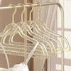 10Pcs Thickened Transparent Glitter Hangers Non-slip Trouser Rack  Clothing Stores
