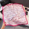 Silk scarf femininity small square scarf decoration 71 professional small square scarf silk scarf summer thin versatile scarf French headband