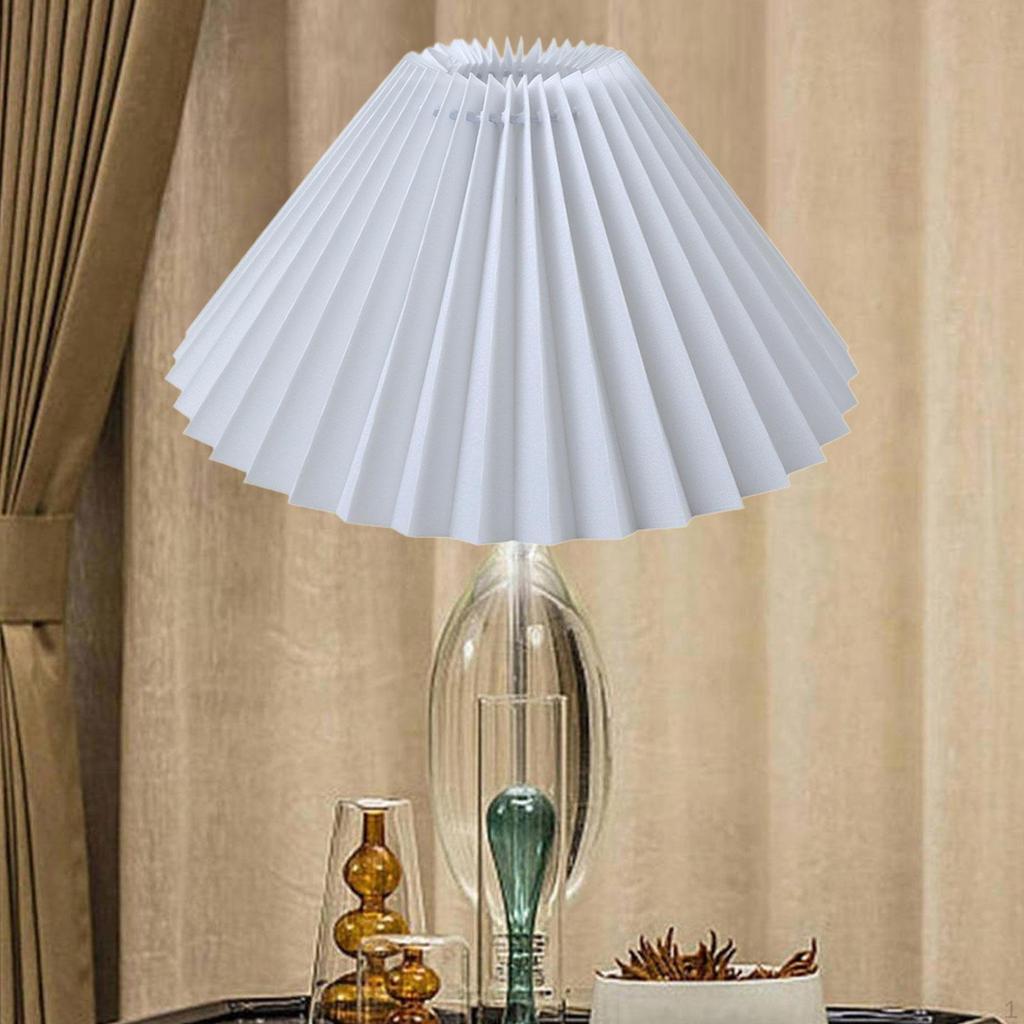 Pleated Lampshade Decorative Chandelier Shade Floor Light for Dining Room Bedroom Hotel Home