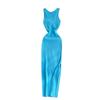 European and American Ins Women's Clothing Summer New Sexy Kinks Show Heart Machine Hollow Fashion Two Wear Knitted Dress