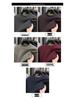Men's Wool Knit Sweater with Fleece Lining - Thickened, Round Neck, Loose Casual Style, Warm Layer