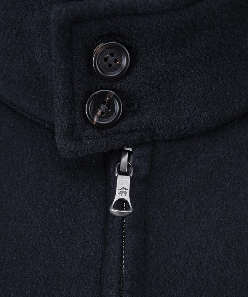 Brooks Brothers Wool Bomber Jacket (Navy) (Bbojmm2396Qef)