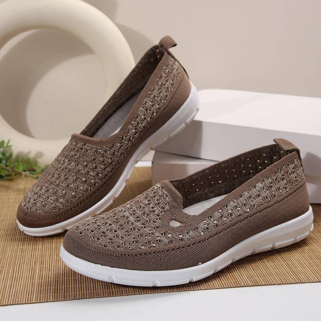 Fashion Spring 2025 New Breathable Soft-soled Flats Shoes Retro Women Shoes Fashion Round Head Women Sneakers Fashion Shallow Flat Shoes