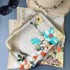 New Women Silk Printed Design Scarf For Women Fashion Neck Tie Hand Bag Foulard Wrist Kerchief Shawl Wraps Hajib Silk Scarves