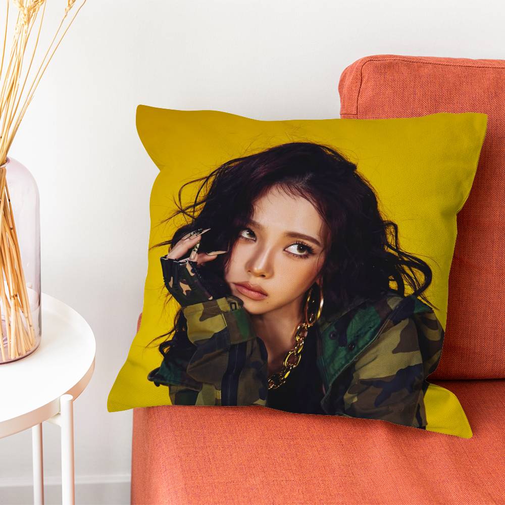KKarina AAespaes Pillow Case Plush Fabric Soft Pillowcase Double Sided Print Cushion Cover Household Gifts