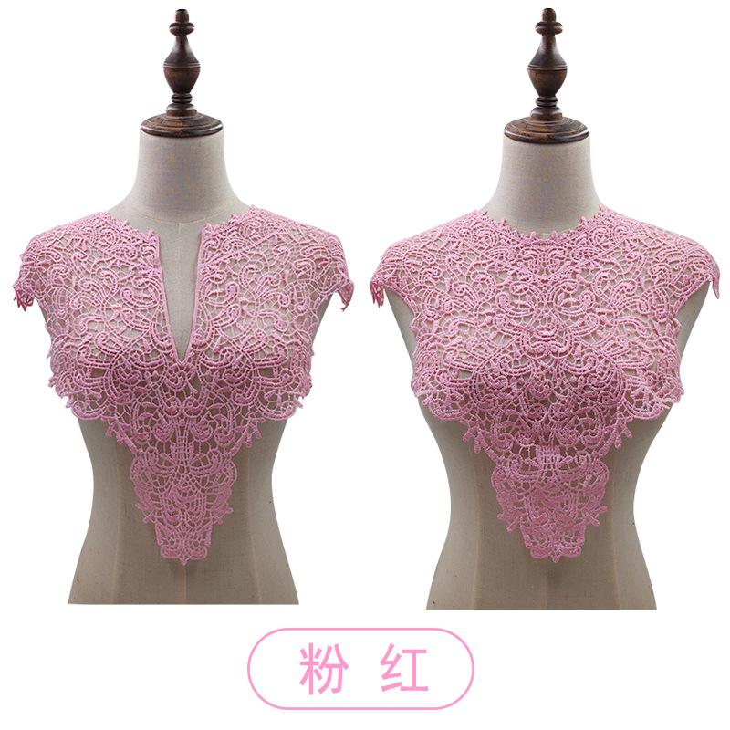 Water-Soluble Lace Collar, Polyester Silk Embroidered Corsage, Three-Dimensional Hollow Collar, Fake Collar, Front Collar And Back Collar Shawl.
