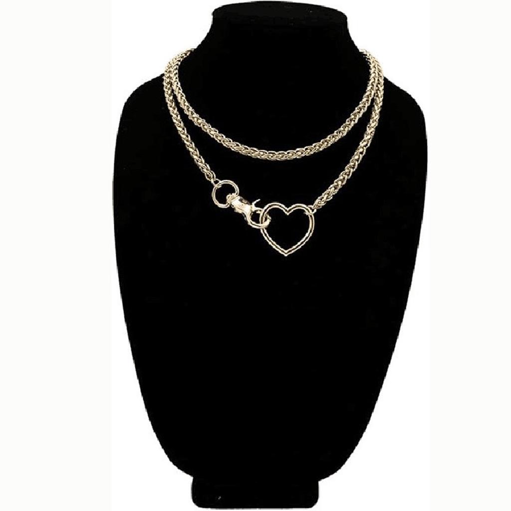 Elegant Street Style Layered Cuban Link Necklace Modern Y Necklace with Layered Cuban Chains Elegant Neckchain