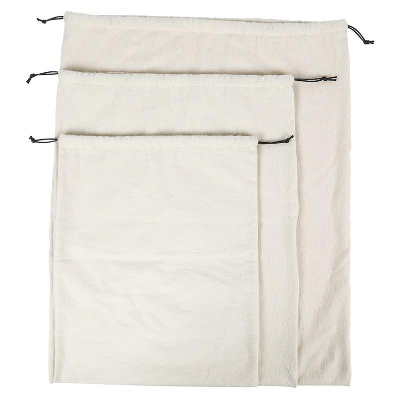 

1pcsKhaki White Flannel Suede Travel Drawstring Bag Soft Cloth Storage Bag Luxury Handbag and Shoe Dust Bag Clothing Storage Bag 13x21cm бежевый