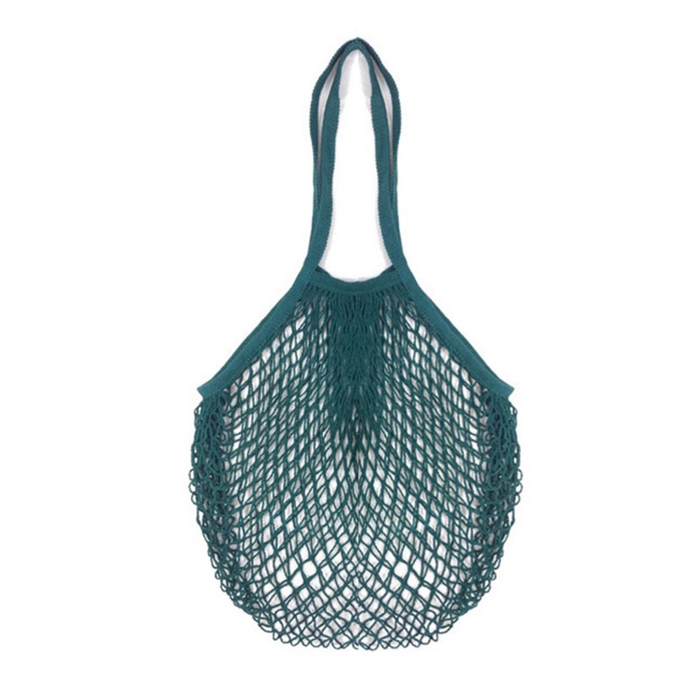 Reusable Cotton Mesh Bag Shopping String Fishnet Fruit Vegetable Bag Groceries Net Shopping Bag Storage Handbag Tote