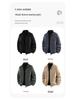 Woodpecker Men's High-End Fleece Jacket - Spring/Autumn Cardigan for Middle-Aged Dads