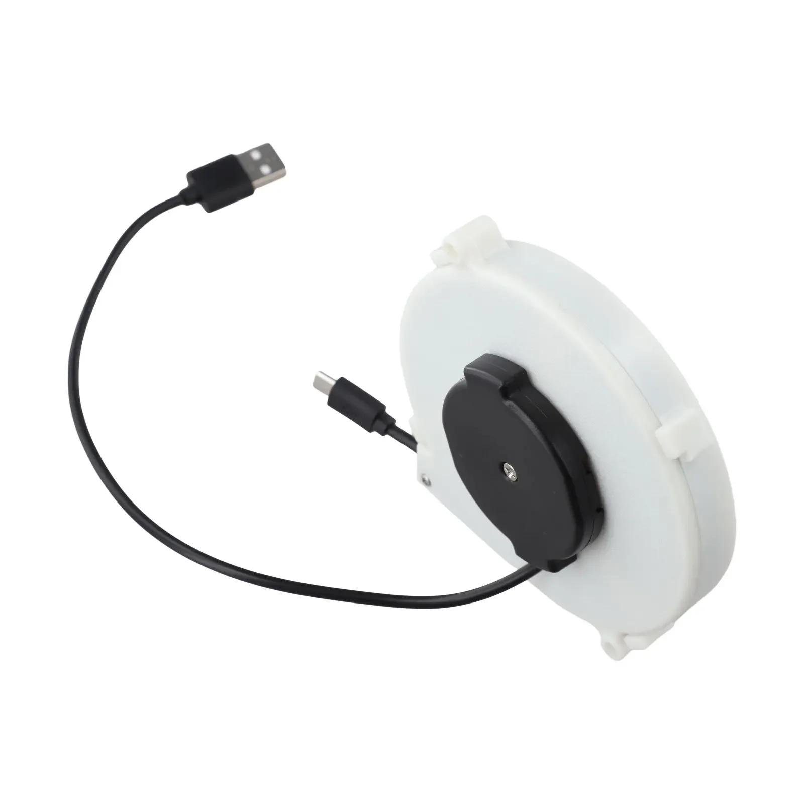 1PC Data Cable Winding Reel Charging Cable Automatic Retractable 1.2m, 3 Meter Automatic Retractable Power Reel Cable 2cores
