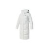 Fila Serie Atletica Giacca Lunga Imbottita Calda Monocolore con Cappuccio Donna Capispalla Giada-Bianco A11W242908F-WT