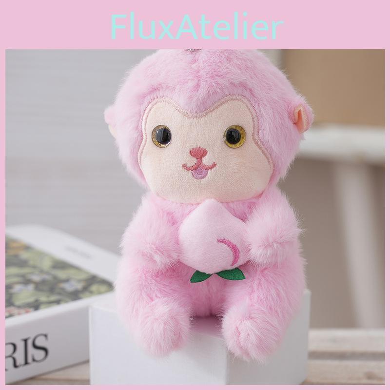 Soft Monkey Plush Keychain Pendant Figure Cotton Backpack Collecting Accessory