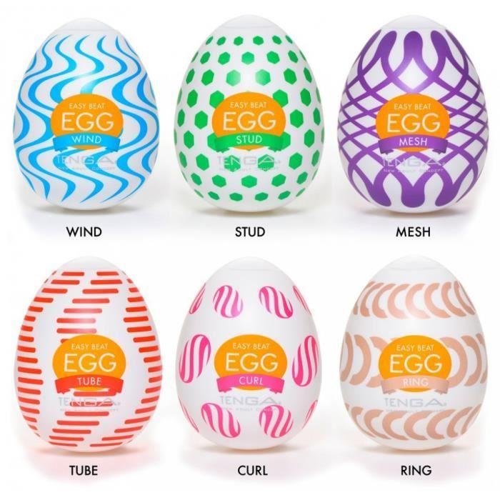 Boite De 6 Masturbateurs Tenga Eggs Wonder - Mixte / Adulte Multicolore