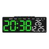 LED Display Digital Clock with Alarm Timer Date and Temperature Features for Modern Decoration